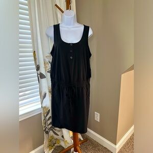 NWT Sierra Designs Women’s Faux Wrap Black Outdoor Athletic Tank Dress Size L